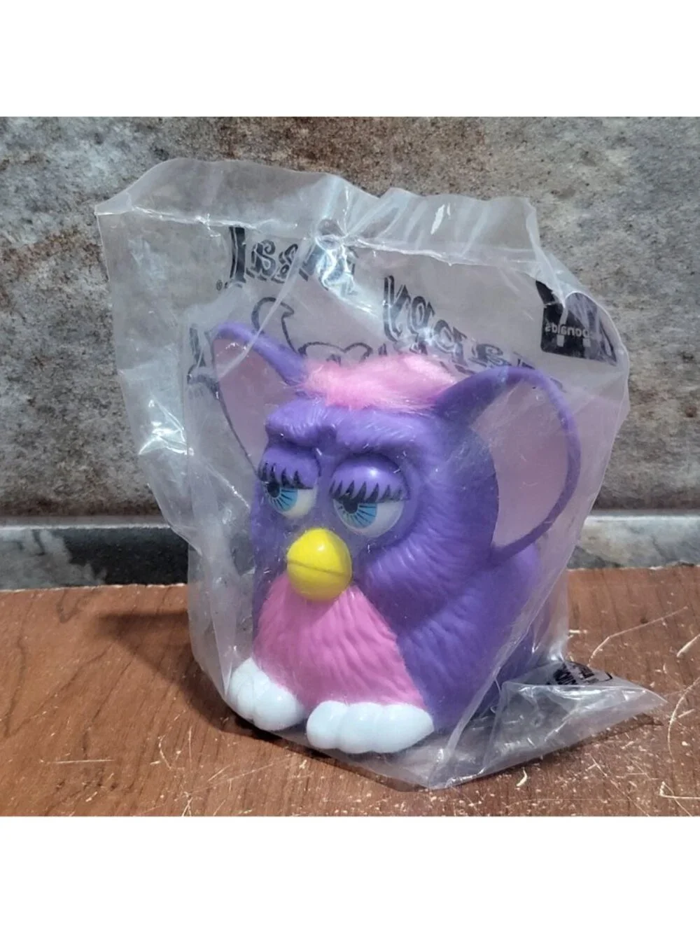 McDonalds Happy Meal Purple Pink Furby 1998 Sealed Original Plastic Packaging